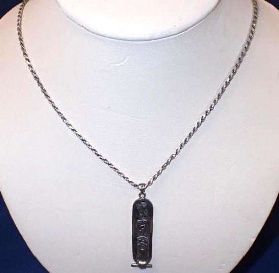 Lady's Sterling Silver Chain and Pendant