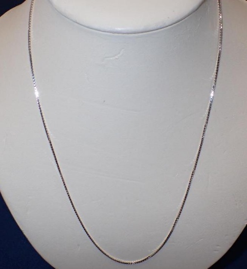 Two Lady's Sterling Silver Chains