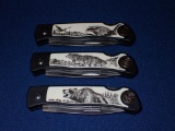 Three Smith and Wesson Knives