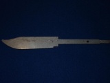 Unmarked Unfinished Knife Blade