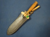 US Springfield Model 1880 Hunting Knife with Brass Hilt
