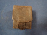 Antique Leather Cartridge Box