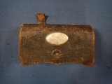 Antique Leather Cartridge Box