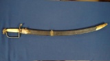 War of 1812 Eagle Head Light Artillery Saber