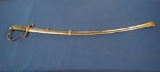 Artillery Officer's Saber with Scabbard