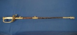 Civil War US Navy Officer's Sword with Scabbard