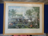 Kurz & Allison Lithograph 1887, Battle of Champion Hill