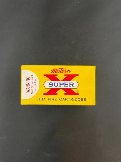 Full Box of Western Super - X Rim Fire Cartridges