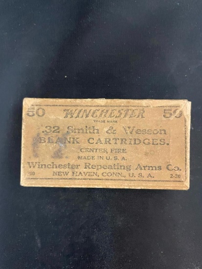 Partial Box of Winchester .32 Smith & Wesson Blank Cartridges