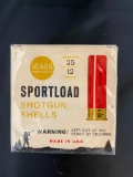 Full Box of Sears Roebuck and Co Sportload 12 guage Shotgun Shells