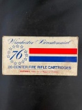 full Box of Winchester Bicentennial .20 Rifle Cartridges