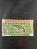 Full box of Winchester S & W .38 Caliber Revolver Cartridges