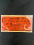 Full box of Winchester .38 Smith & Wesson Special