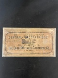 Full box of The Eagle Metallic .38 Caliber S & W Cartridges