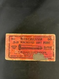 Partial box of Winchester .25-20 Soft Point Cartridges