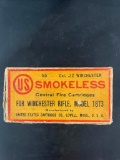 Partial box of US .32 Winchester C. F. Cartridges