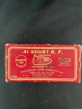 Partial box of Remington UMC .41 Short R. F. Cartridges