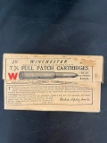 Partial box of Winchester 7 m/m Full Patch Cartridges