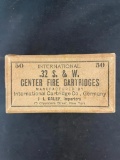 Partial box of International .32 S & W C. F. Cartridges