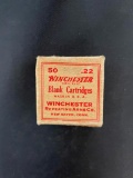 Partial Box of .22 Winchester Blank Cartridges