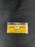 Full box of Western .22 Super Match Mark II Cartridges