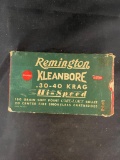 Partial box of Remington Kleanbore .30-40 Krag Hi Speed Cartridges
