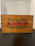 Winchester 12 gauge Wooden Ammo Crate