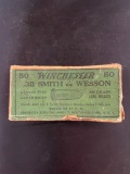 Partial Box of S & W .32 Central Fire Cartridges