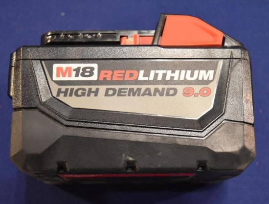 Milwaukee M18 Redlithium High Demand 9.0 Battery only- Used- good condition