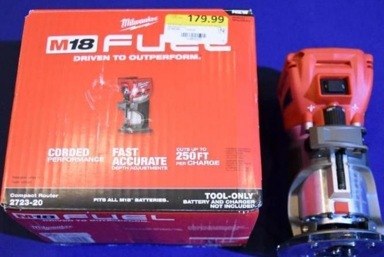 Milwaukee M18 FUEL Compact Router- New in Box