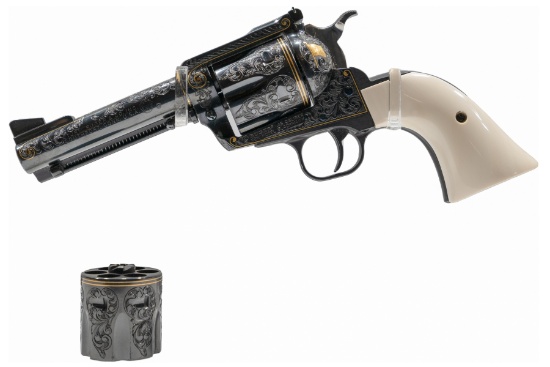 Ruger New Model Blackhawk45 Caliber, Engraved by Master Engraver Howard Dove