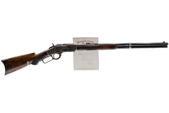 Remarkable Special Order Deluxe Winchester 1873 Rifle 44 WCF Caliber