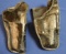 2 Leather Belt Holsters