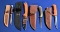 4 Case Fixed Blade knife Lot