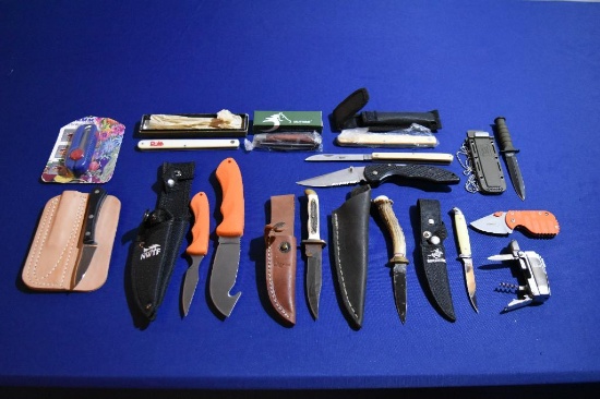 15 Fixed & Pocketknife Knives