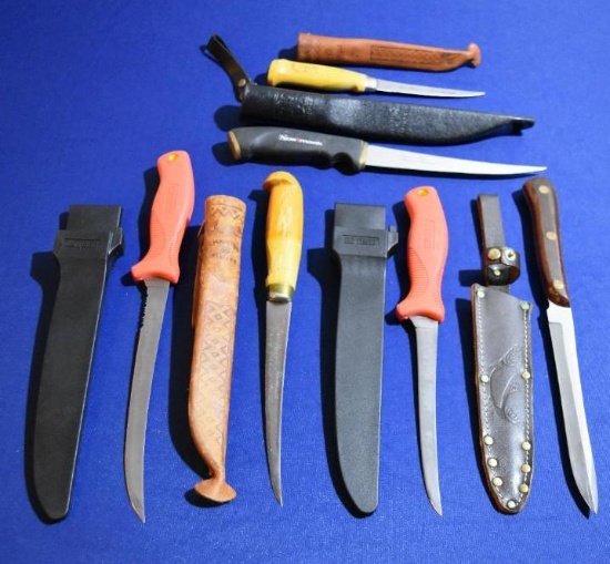 Lot of 6 Fisherman's Filet Knives