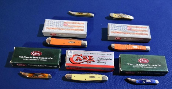 Case 7 Pocket knife Lot- 5 New in Box