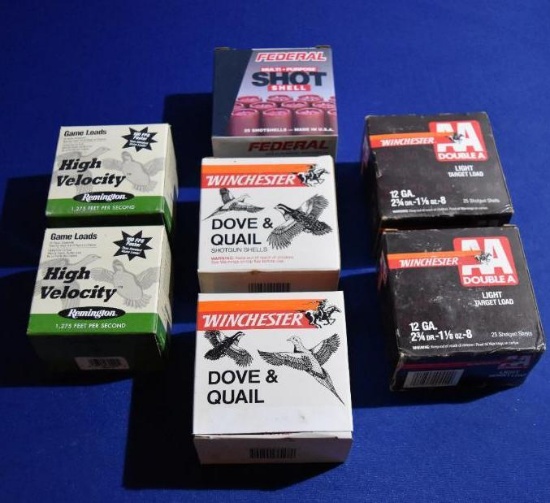 12 Gauge 2.75" and 20 Gauge 2.75" #8 shot Lot