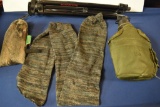 Canteen, Tripod, Gun sock & Rattling Bag