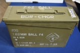 Metal Ammo Box with 7.62 MM x 39 Ball F4