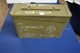 Metal Ammo Box with 7.62 MM x 39 Ball F4