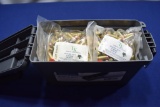 Large Lot 44 Cal S&W Ammo in Plastic Ammo Box