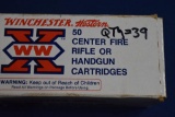 1 Partial Box Winchester 44-40