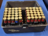 Assorted Lot of 100 12 Gauge Shotgun Shells in Container