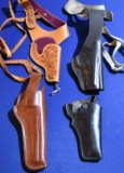 Lot of 4 Leather Holsters