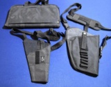 2 Cloth Holsters & Gun Bag