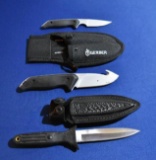 Gerber Two knife set & Smith & Wesson Boot knife Lot