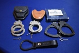 Smith & Wesson Handcuff and Flashlight Holder Lot