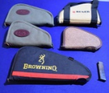 Cloth Pistol Case Lot
