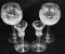 Set of Waterford Toasting Glasses & Candle Holders